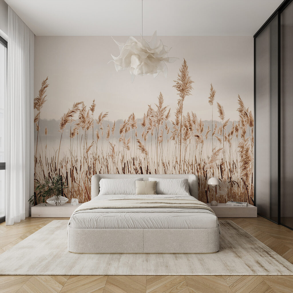 Roseaux du lac dans un intérieur