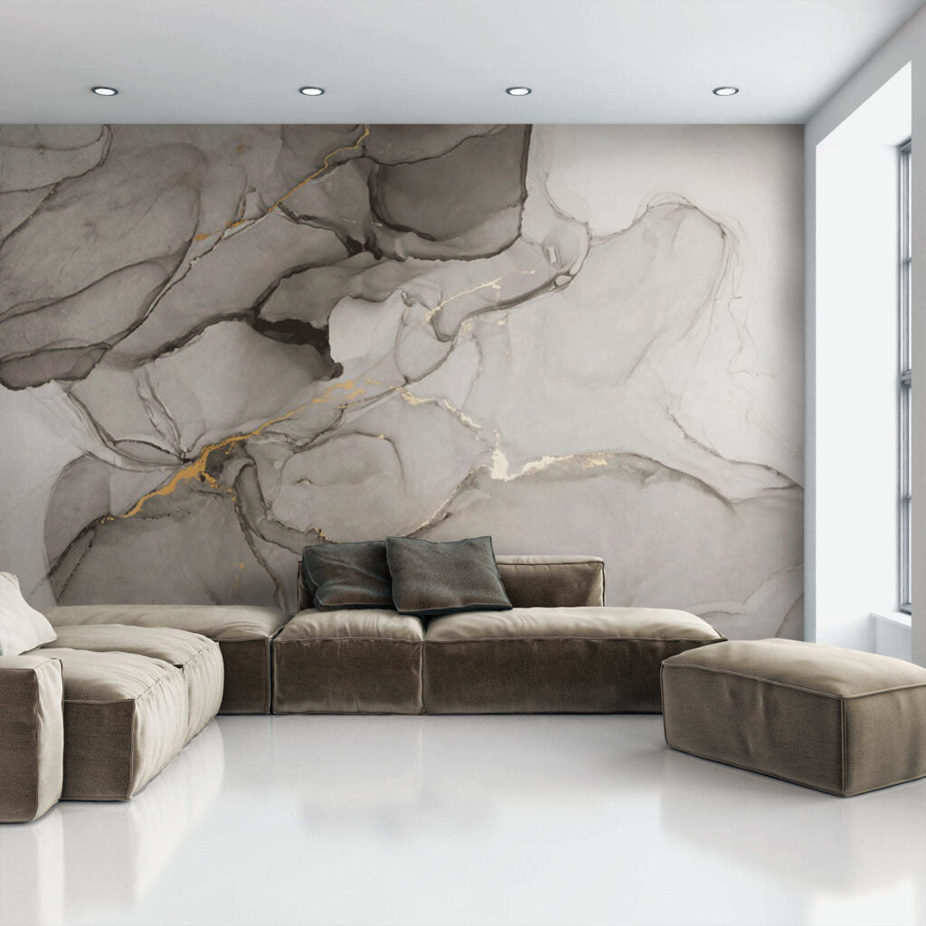 Marbrure noir et blanc — intérieur 2
