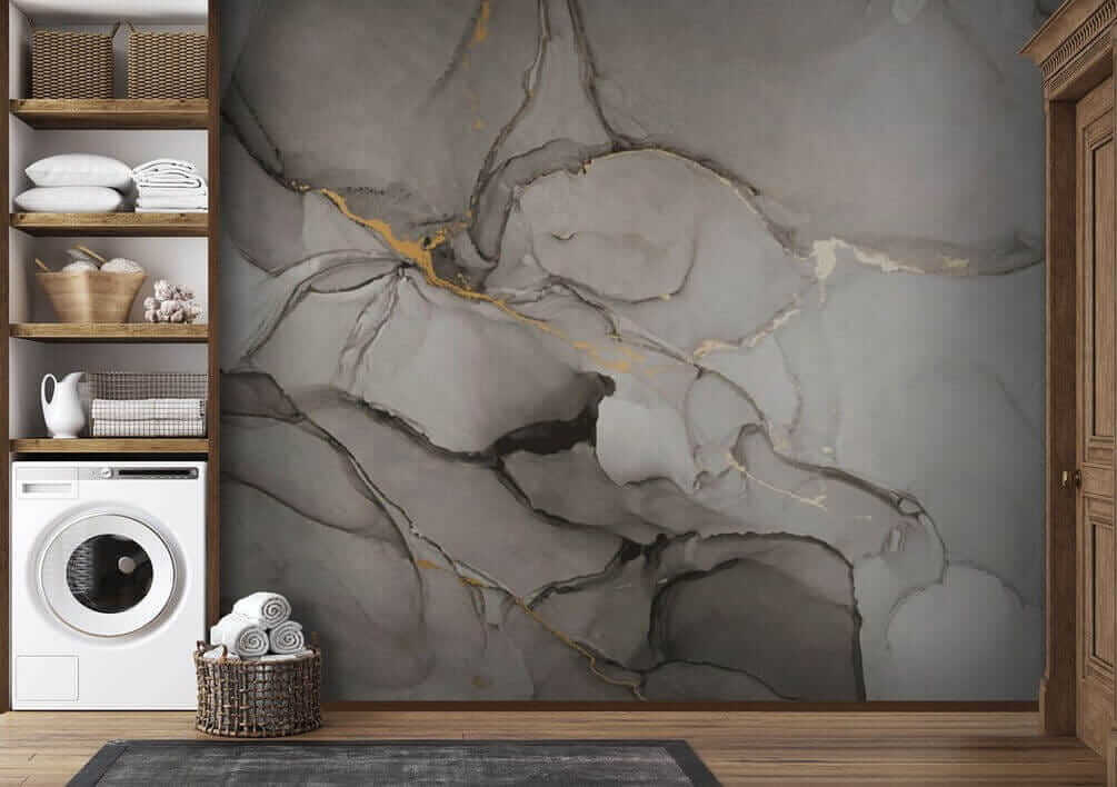 Marbrure noir et blanc — intérieur 5