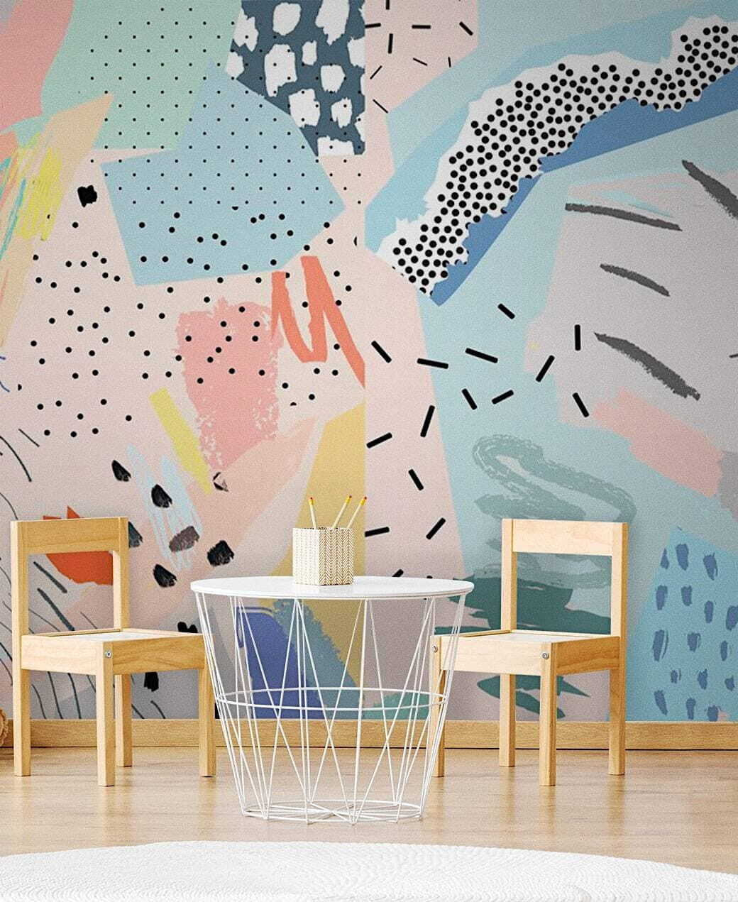 Collage de couleurs — intérieur 1