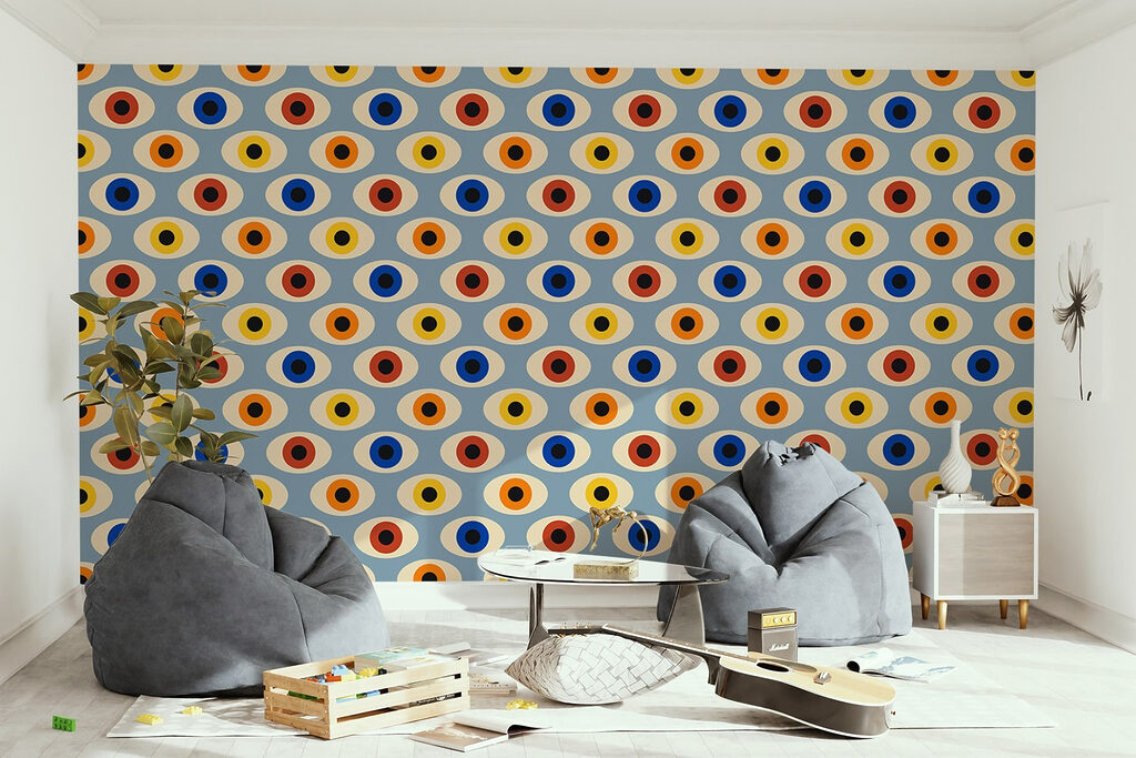 Cercles comme des yeux — intérieur 1