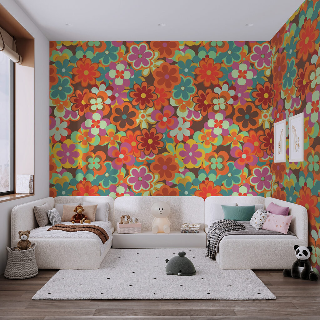 Petites fleurs colorées — intérieur 3