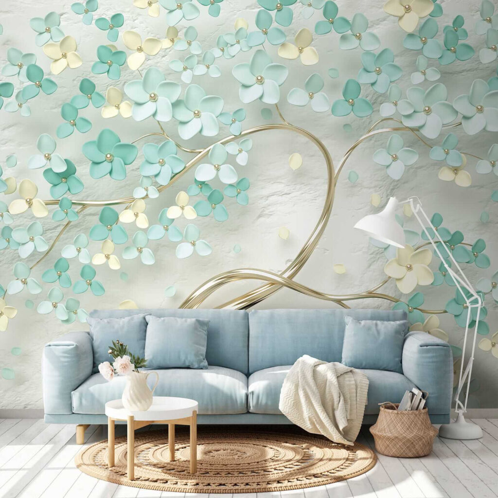 Arbre aux petites feuilles dans un intérieur
