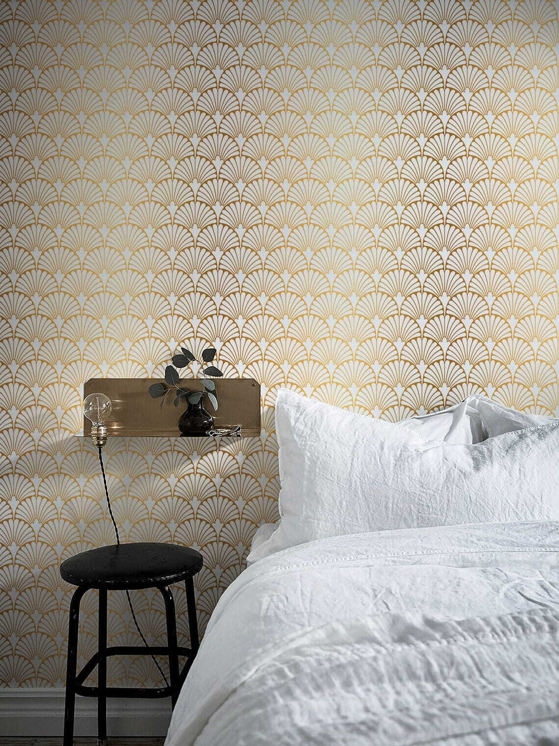 Tissu d’écailles dorées — intérieur 2