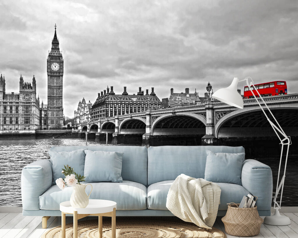 Bus rouge à Londres — intérieur 1