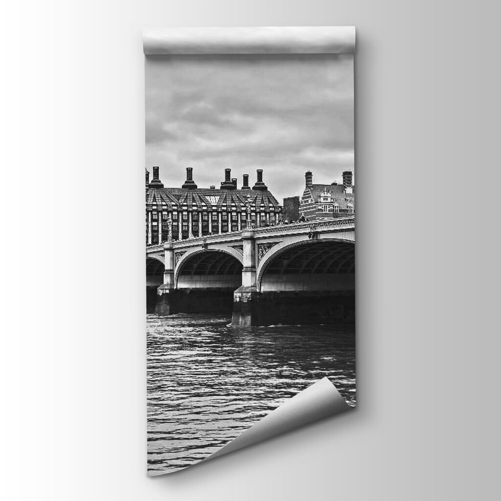 Bus rouge à Londres — vue du produit