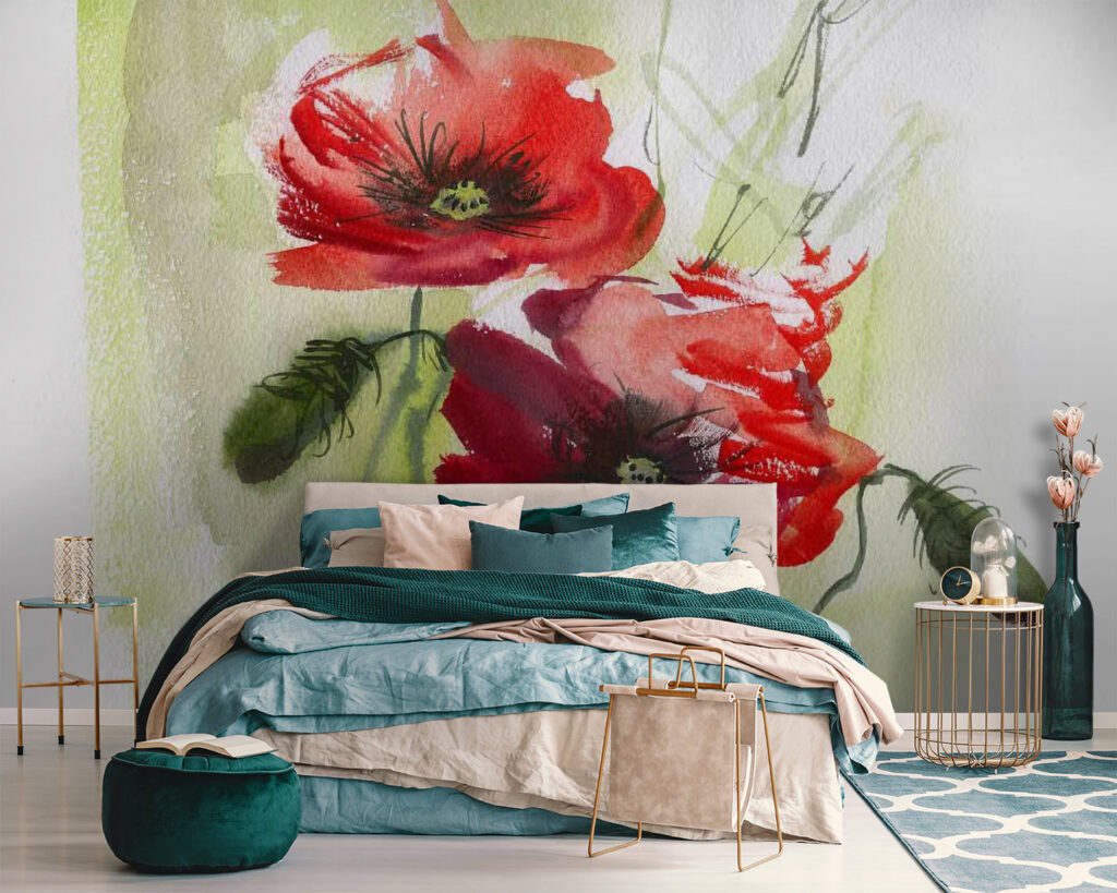 Deux fleurs rouges — intérieur 2