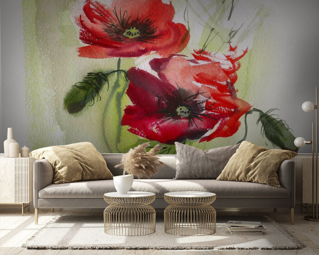 Deux fleurs rouges — intérieur 4