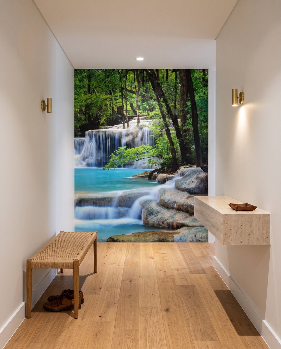 Ruisseau turquoise en cascades — intérieur 5
