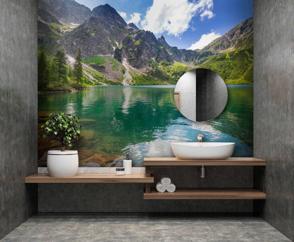 Lac entre les montagnes — intérieur 3