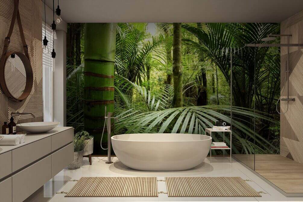 Palmeraie verdoyante — intérieur 1