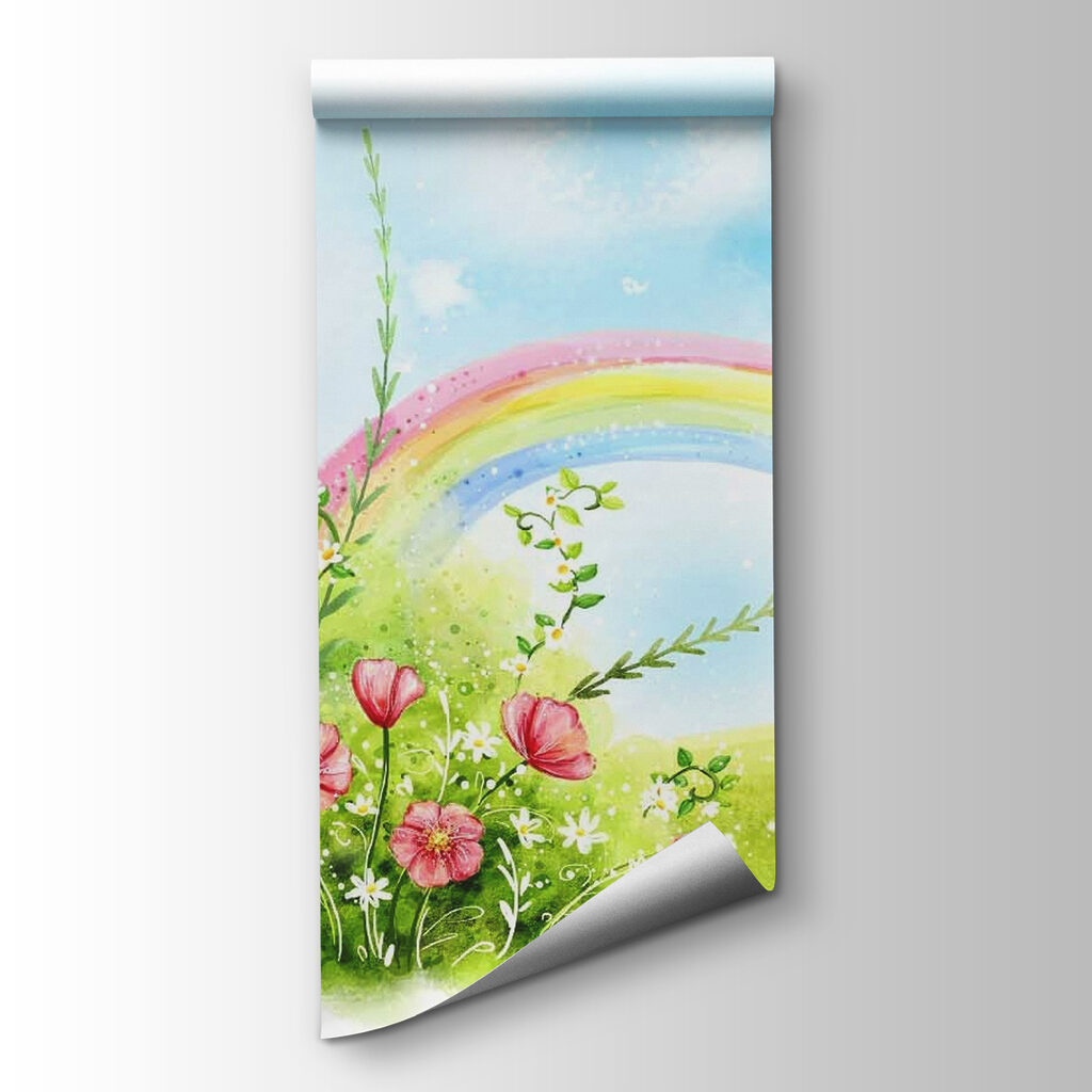 Arc-en-ciel et fleurs — vue du produit
