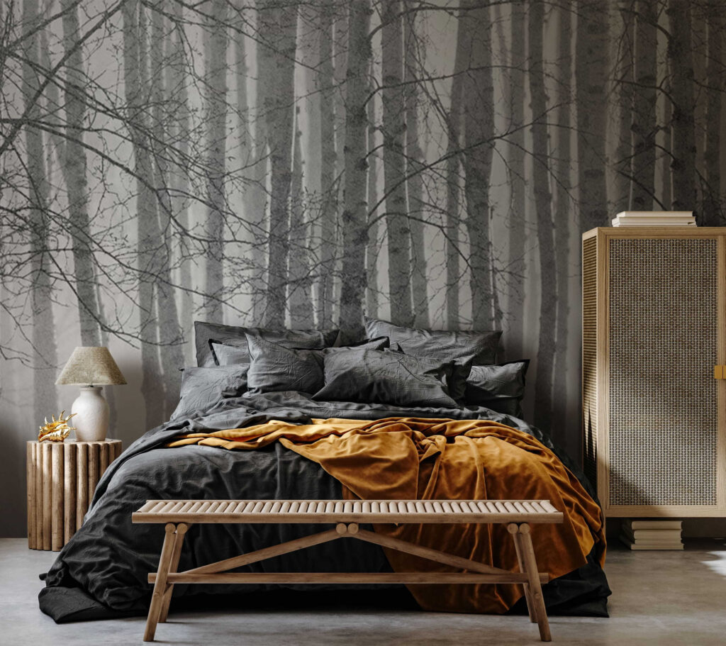 Forêt d’arbres nus — intérieur 2