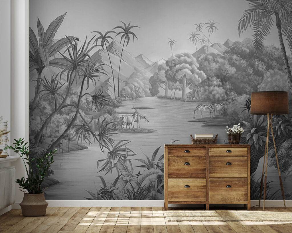 Rivière en forêt tropicale — intérieur 5