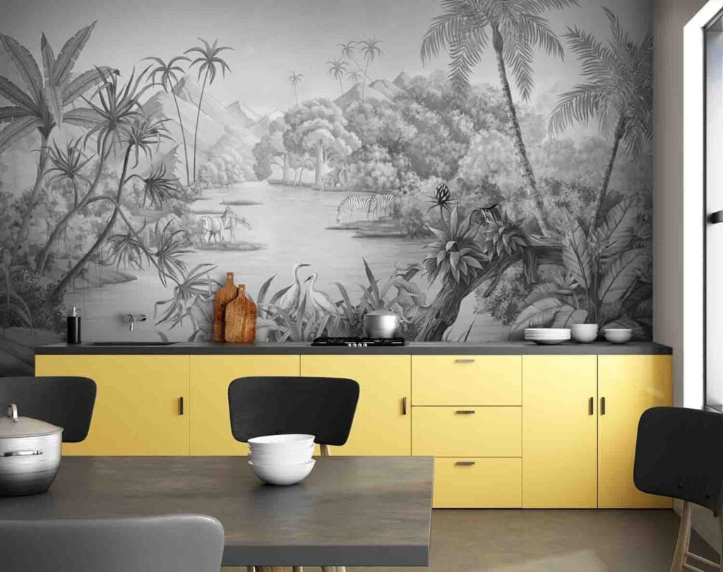 Rivière en forêt tropicale — intérieur 1