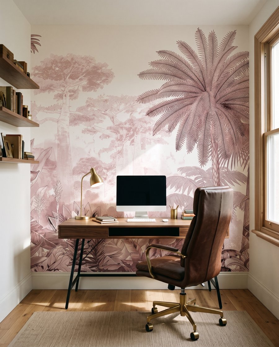 Grand palmier finement dessiné — intérieur 7