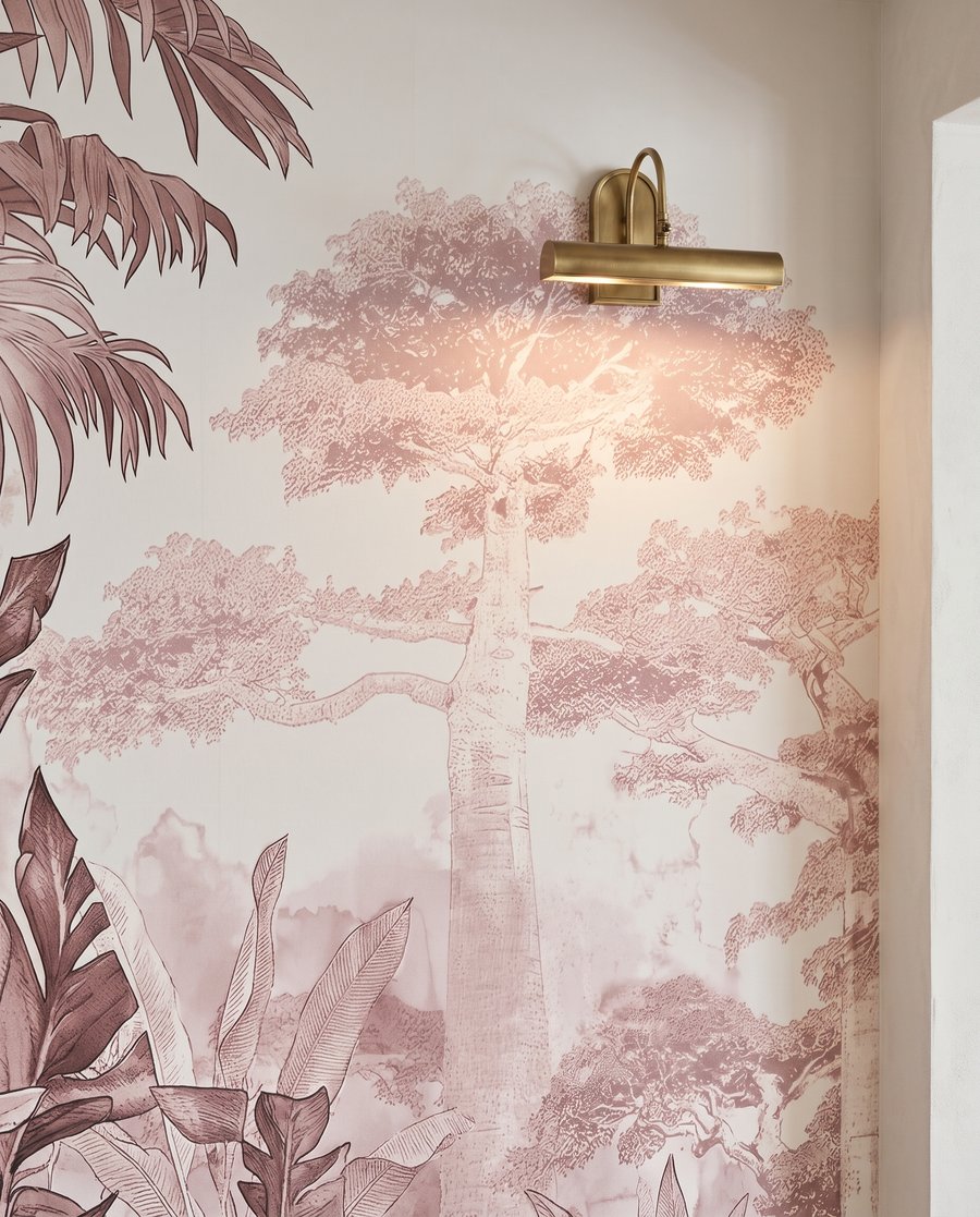 Grand palmier finement dessiné — détail