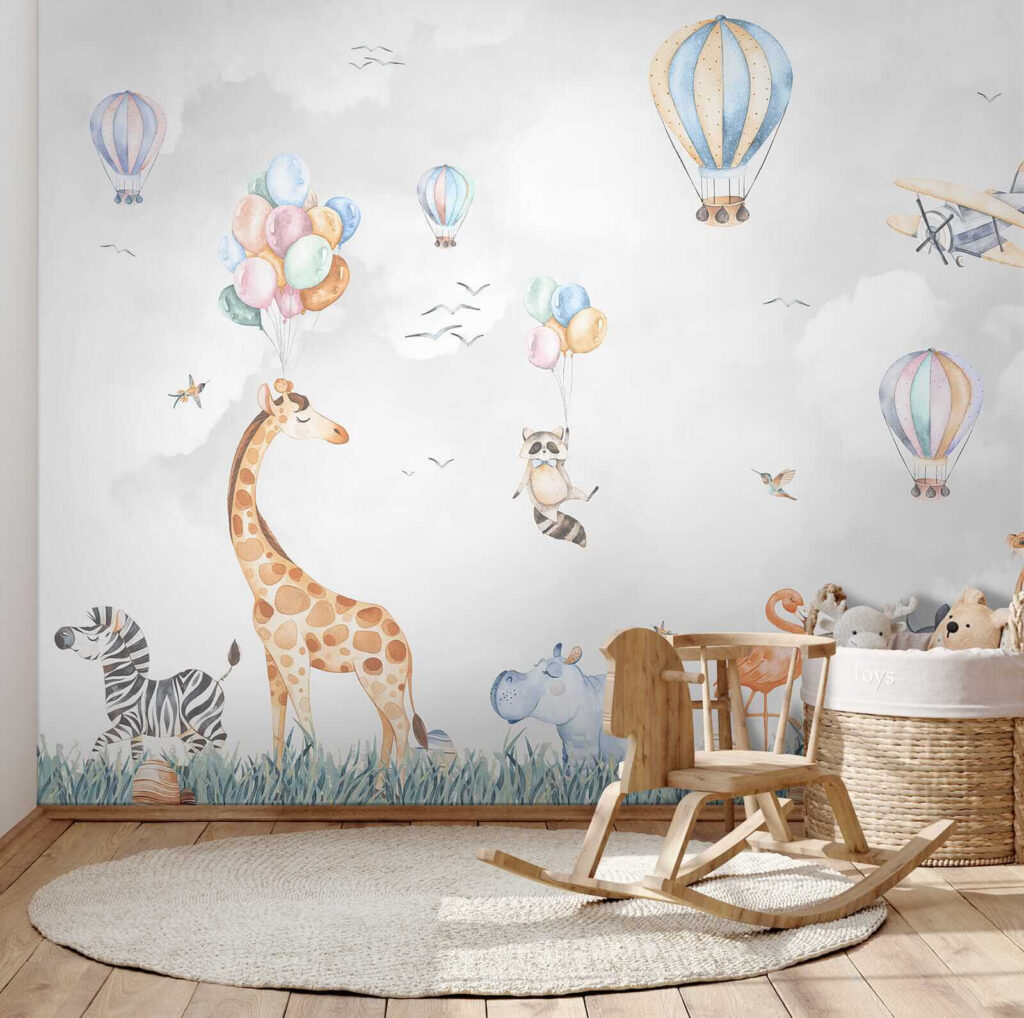 Animaux sous les montgolfières — intérieur 4