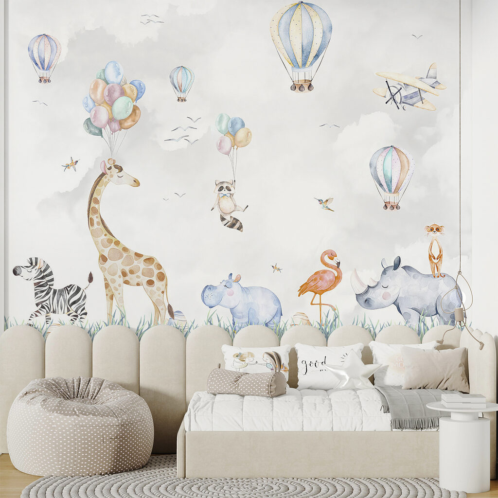 Animaux sous les montgolfières — intérieur 10