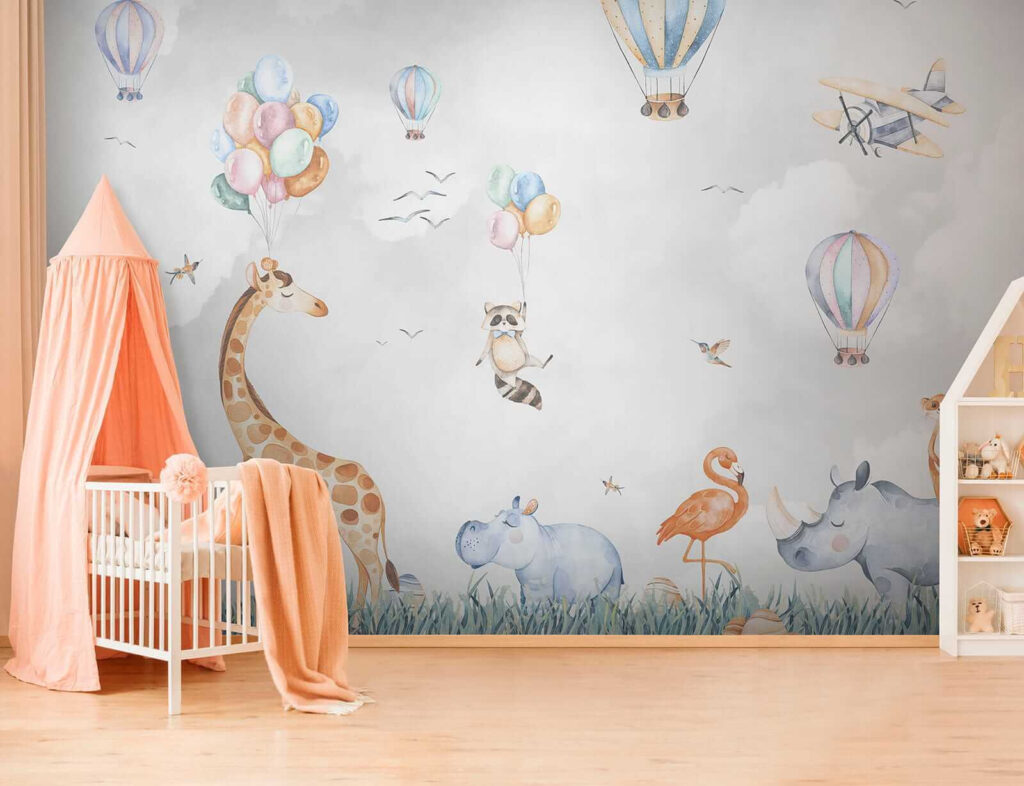 Animaux sous les montgolfières — intérieur 9