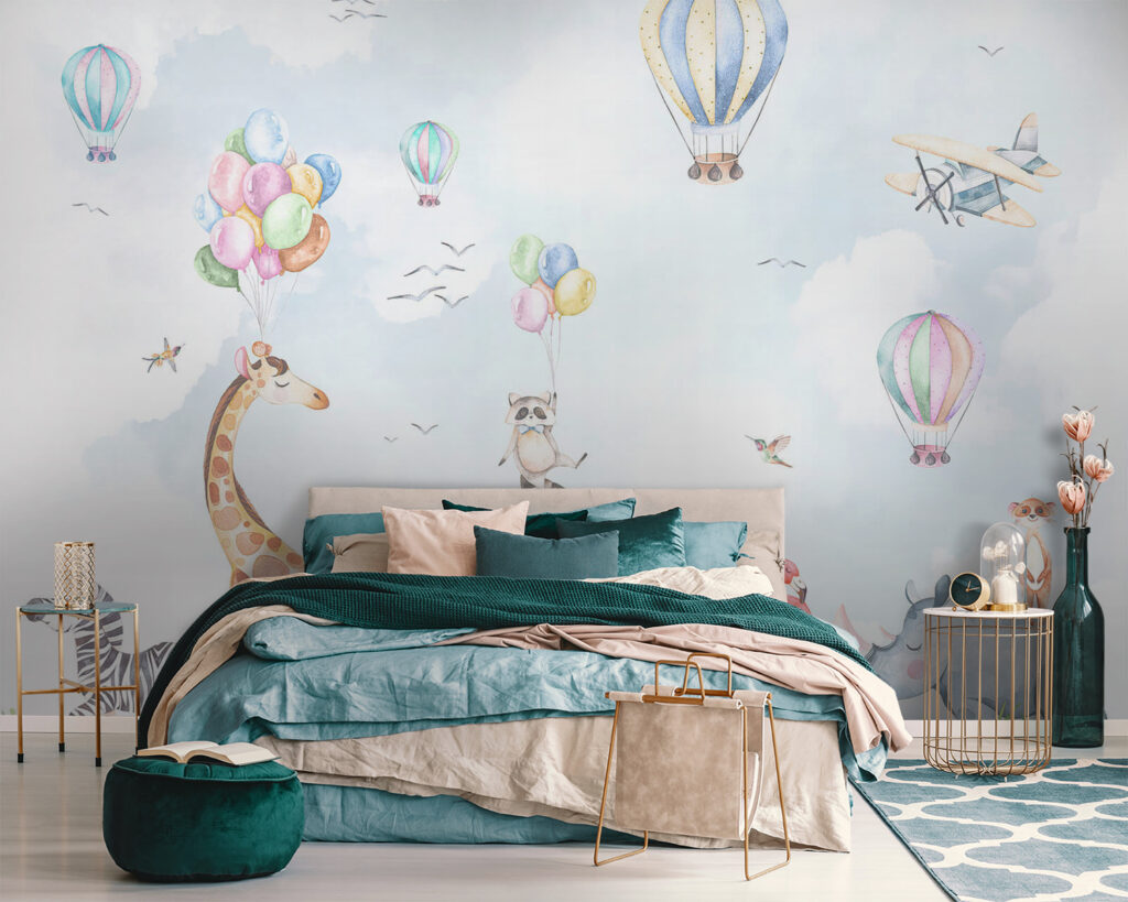 Animaux sous les montgolfières — intérieur 2