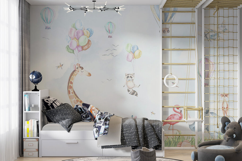 Animaux sous les montgolfières — intérieur 6