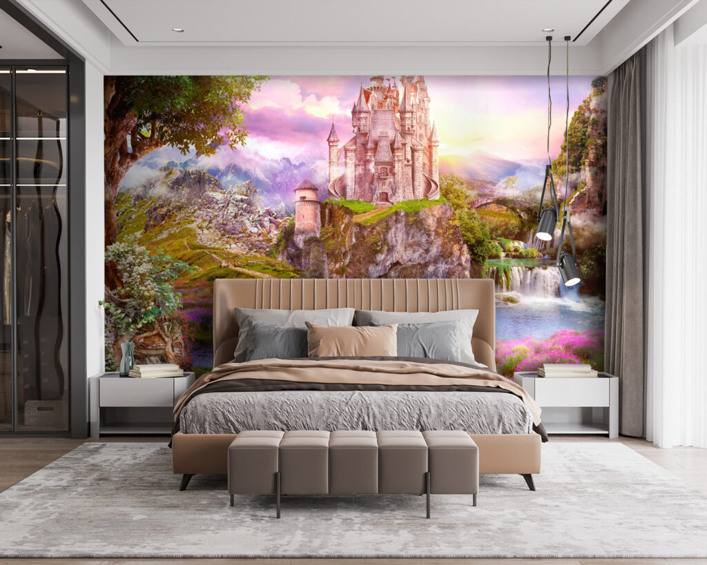 Château sur la falaise — intérieur 1