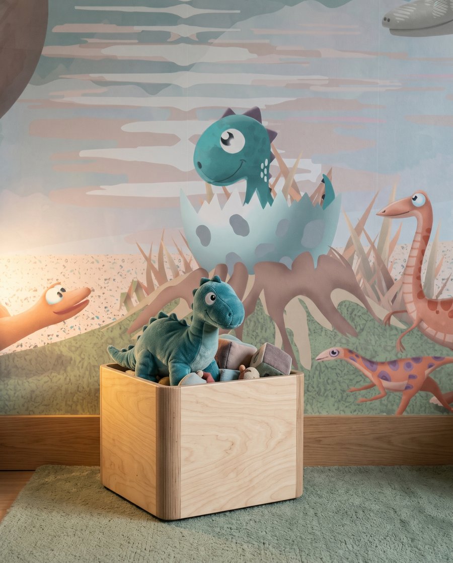 Lac tropical des dinosaures — détail