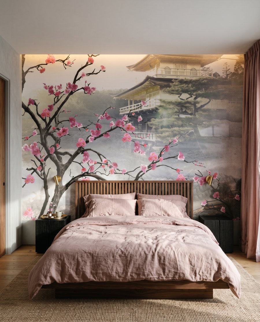 Fleurs autour du temple — intérieur 2