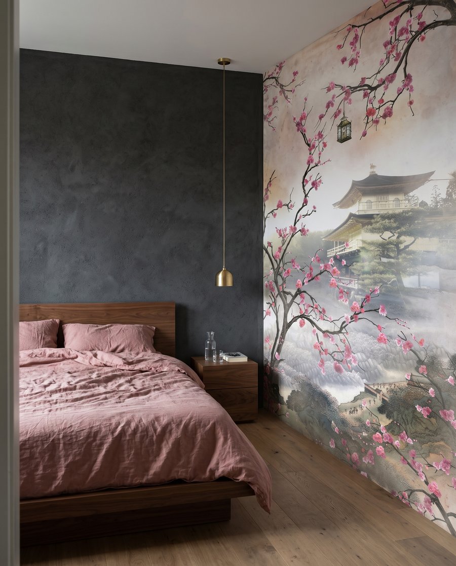 Fleurs autour du temple — intérieur 5