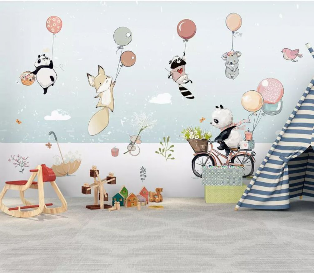Animaux à vélo — intérieur 1