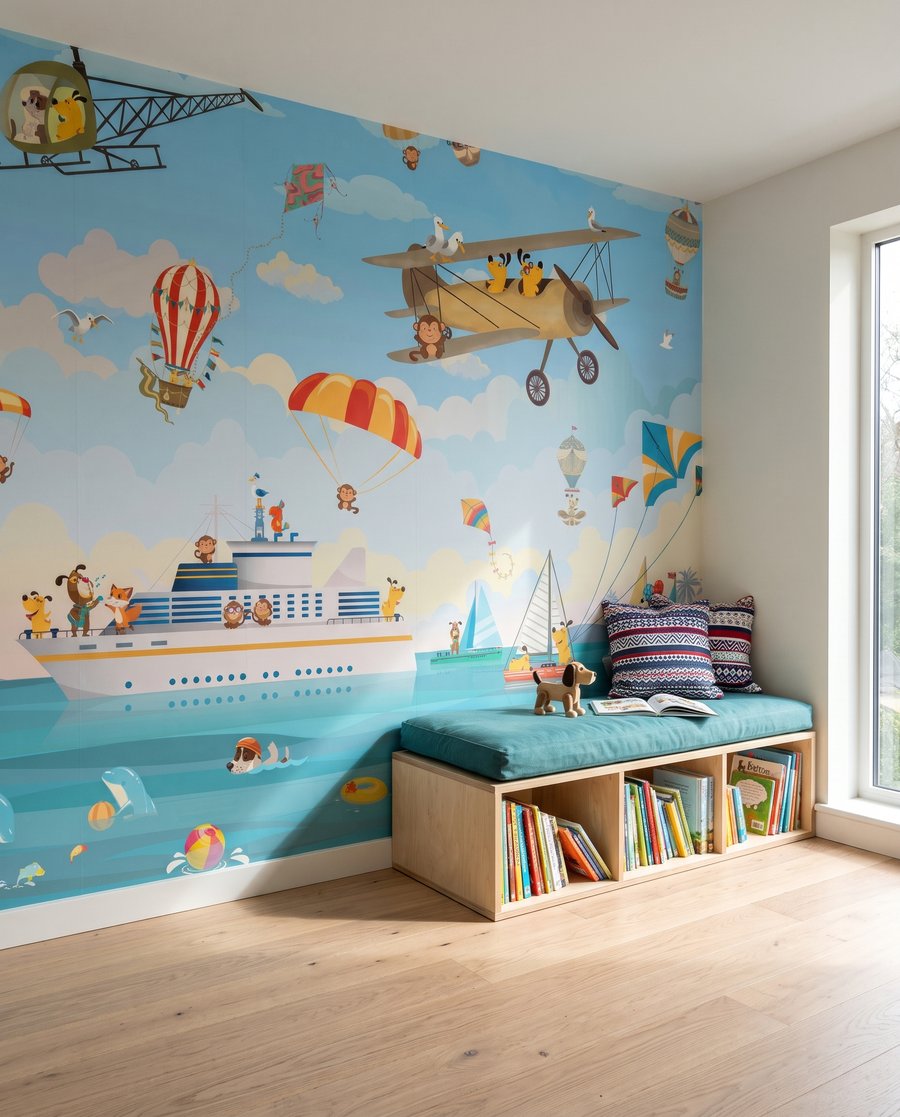Aventure sur la côte dans un intérieur