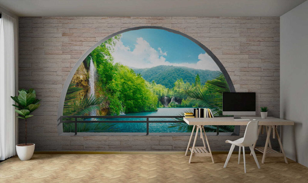 Fenêtre ronde sur l’eau — intérieur 9