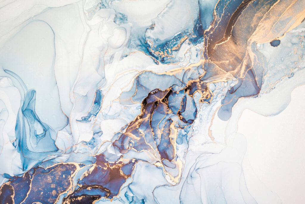 Rivière de veines bleues — motif complet