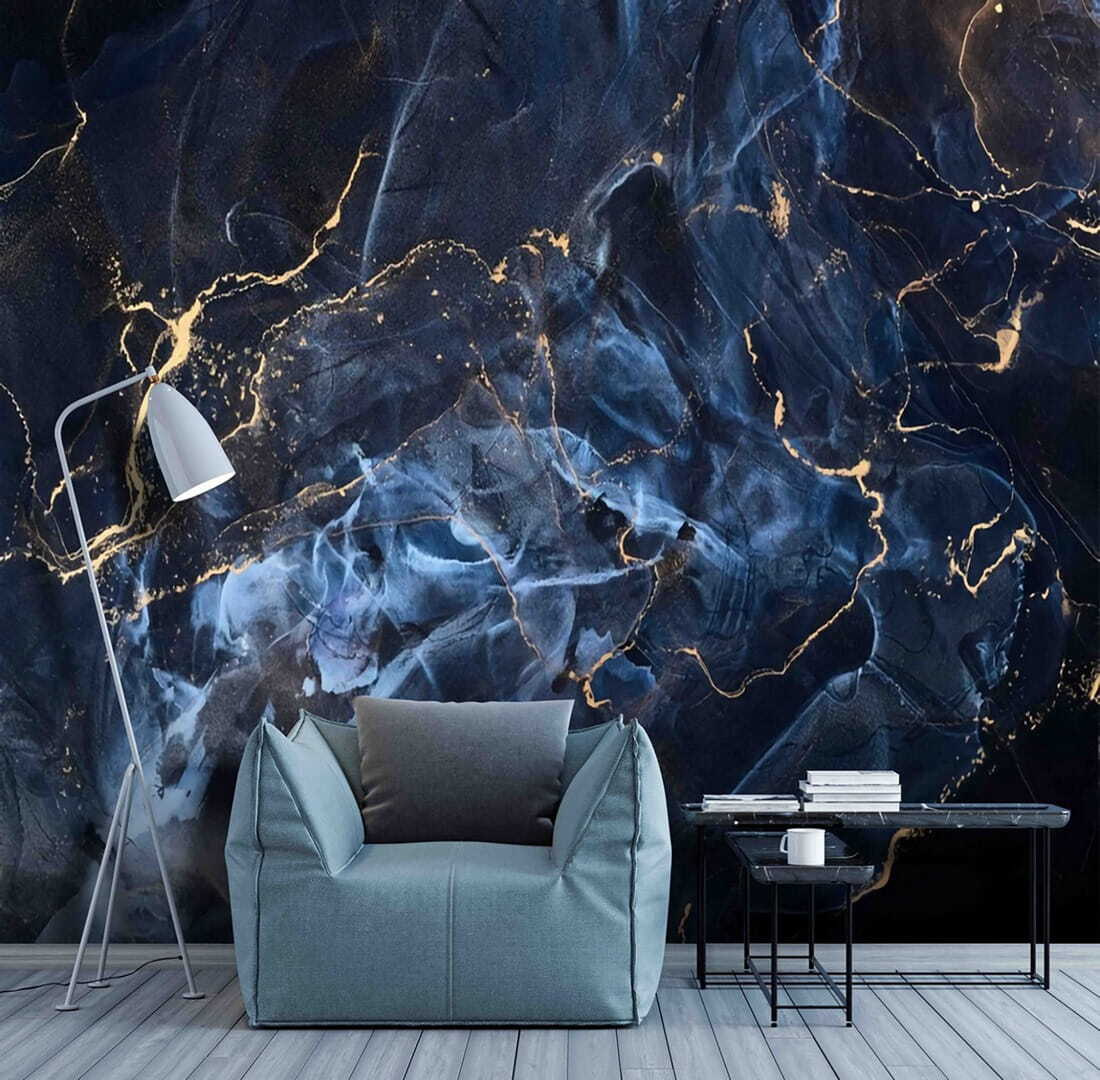 Marbrure aux veines claires — intérieur 2