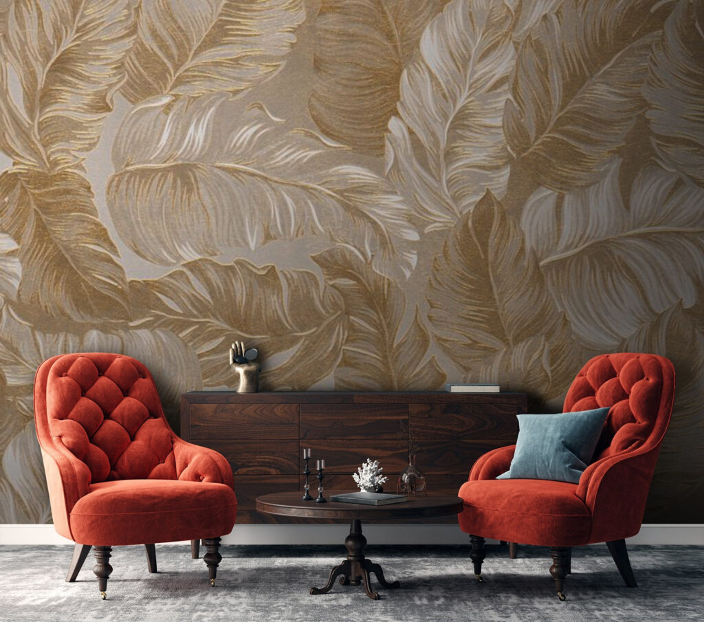 Mer de plumes sable dans un intérieur
