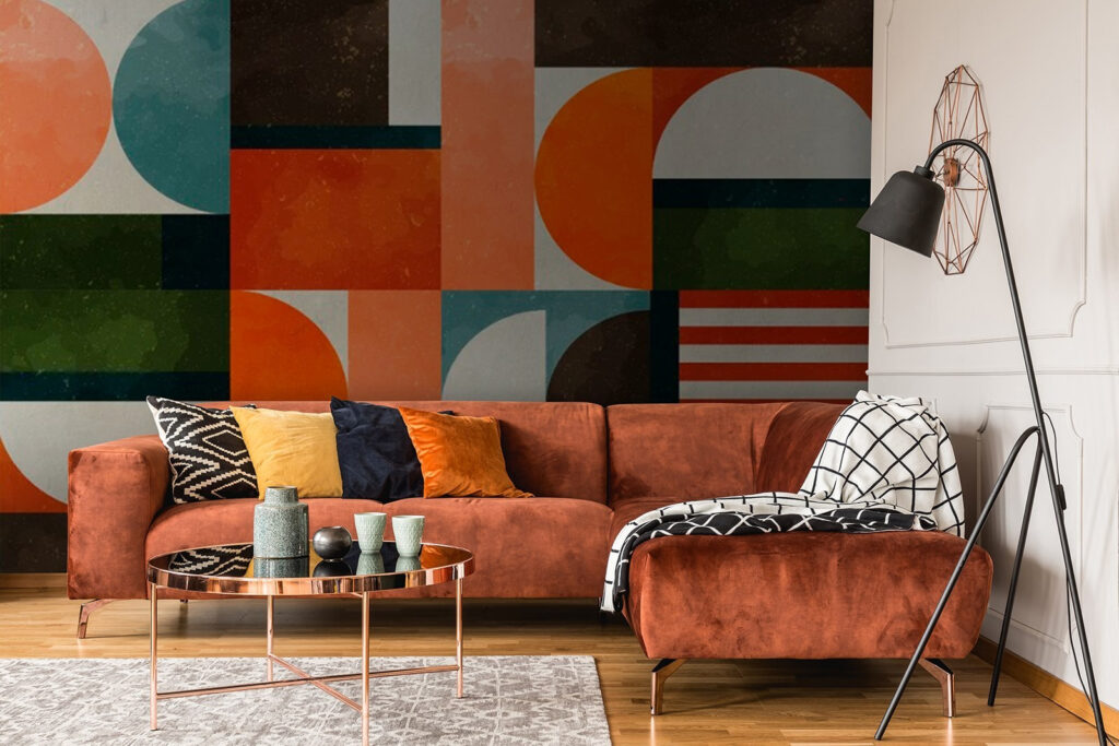 Géométrie colorée — intérieur 2