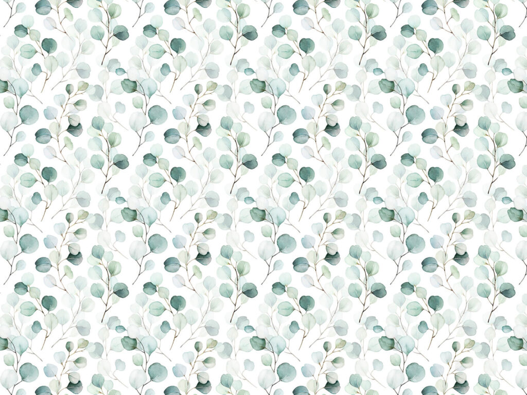 Petites feuilles vertes — motif complet