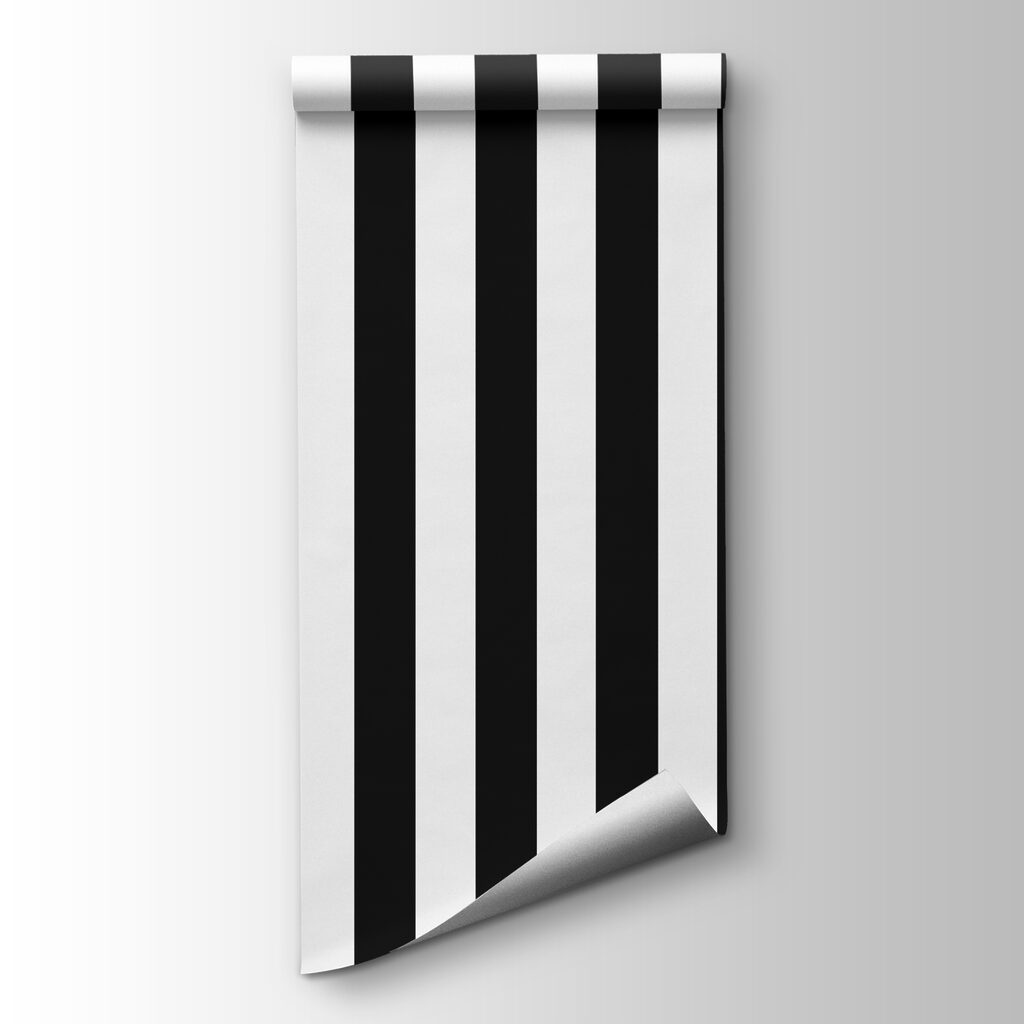 Rayures noir et blanc — vue du produit