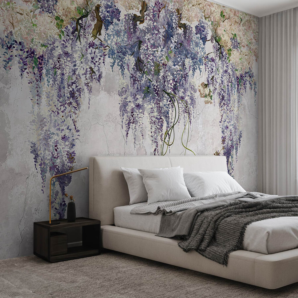 Glycine en fleurs — intérieur 2