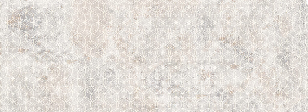 Réseau de fins triangles — motif complet