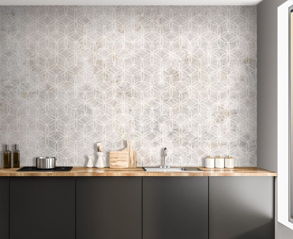 Réseau de fins triangles — intérieur 2