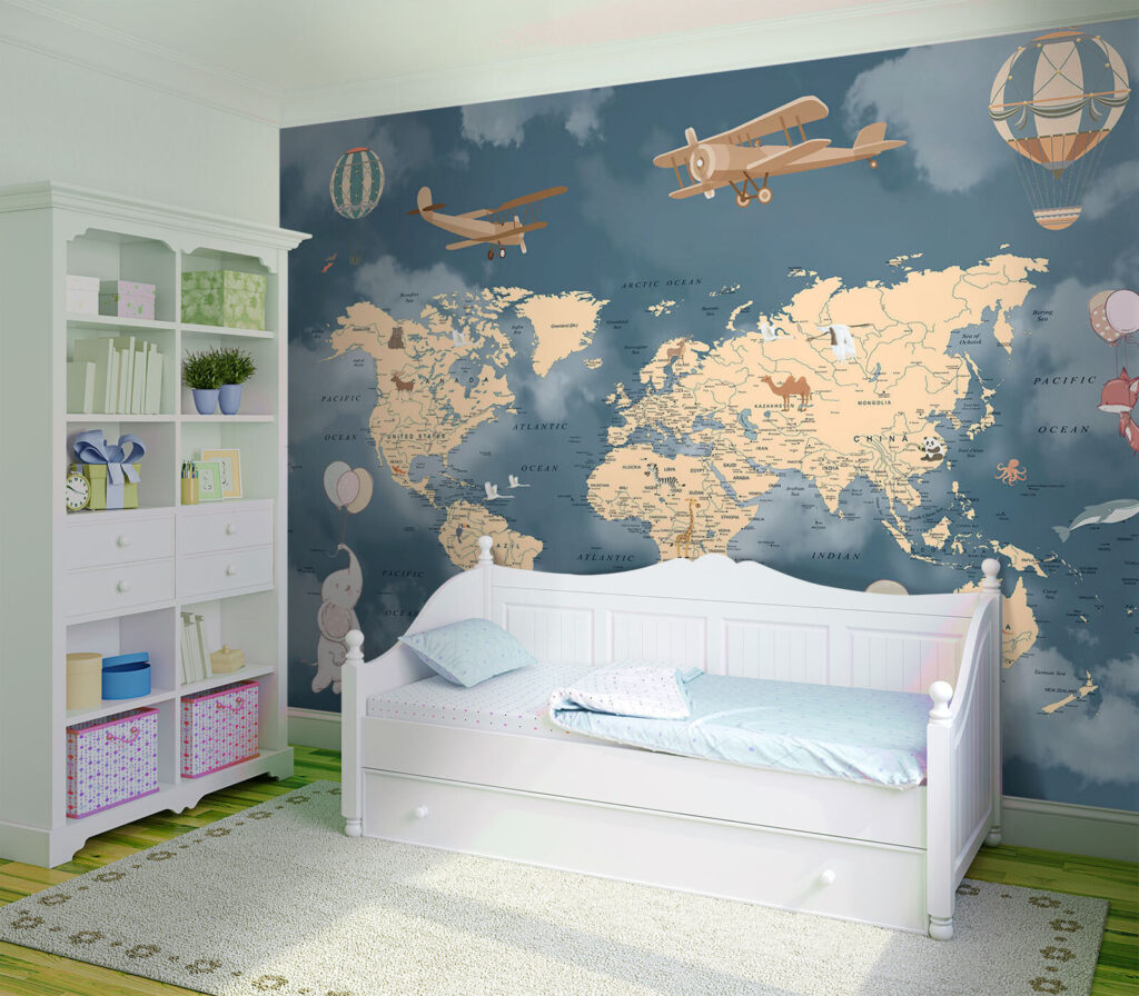 Planisphère aux avions — intérieur 2