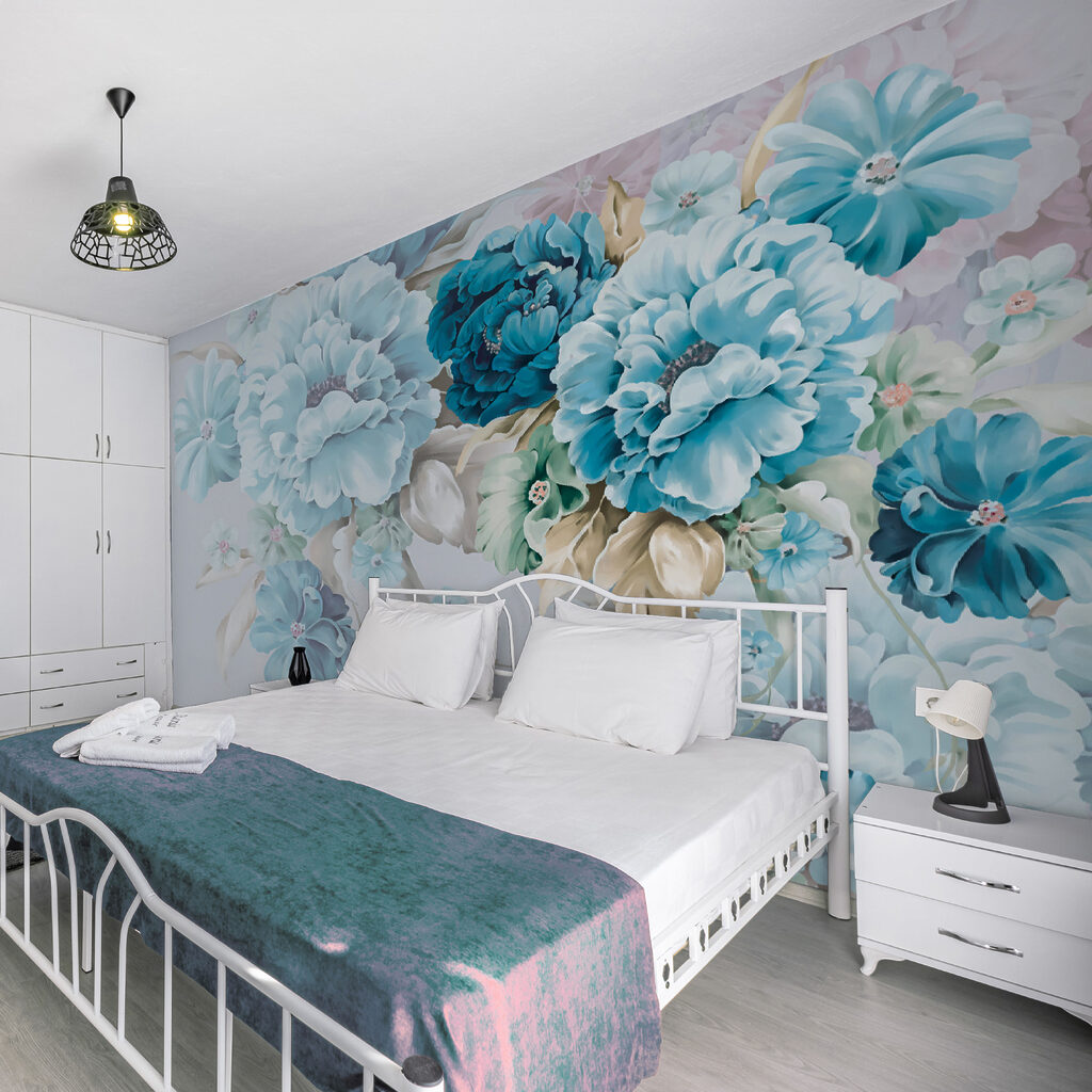 Fleurs en bleu tendre — intérieur 4
