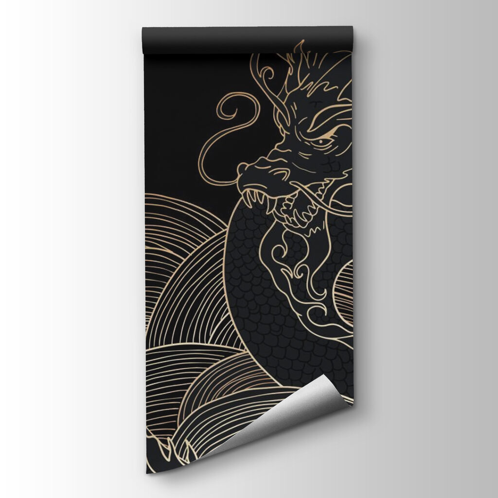 Dragon mystique dans l’ombre — vue du produit