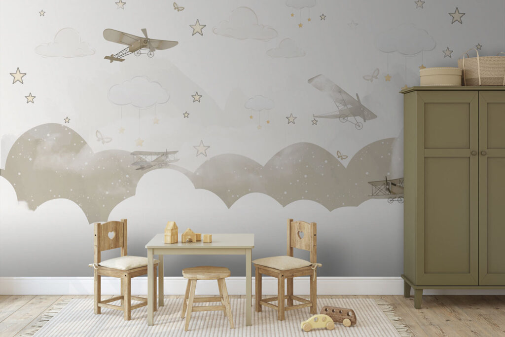 Avions parmi les étoiles — intérieur 1