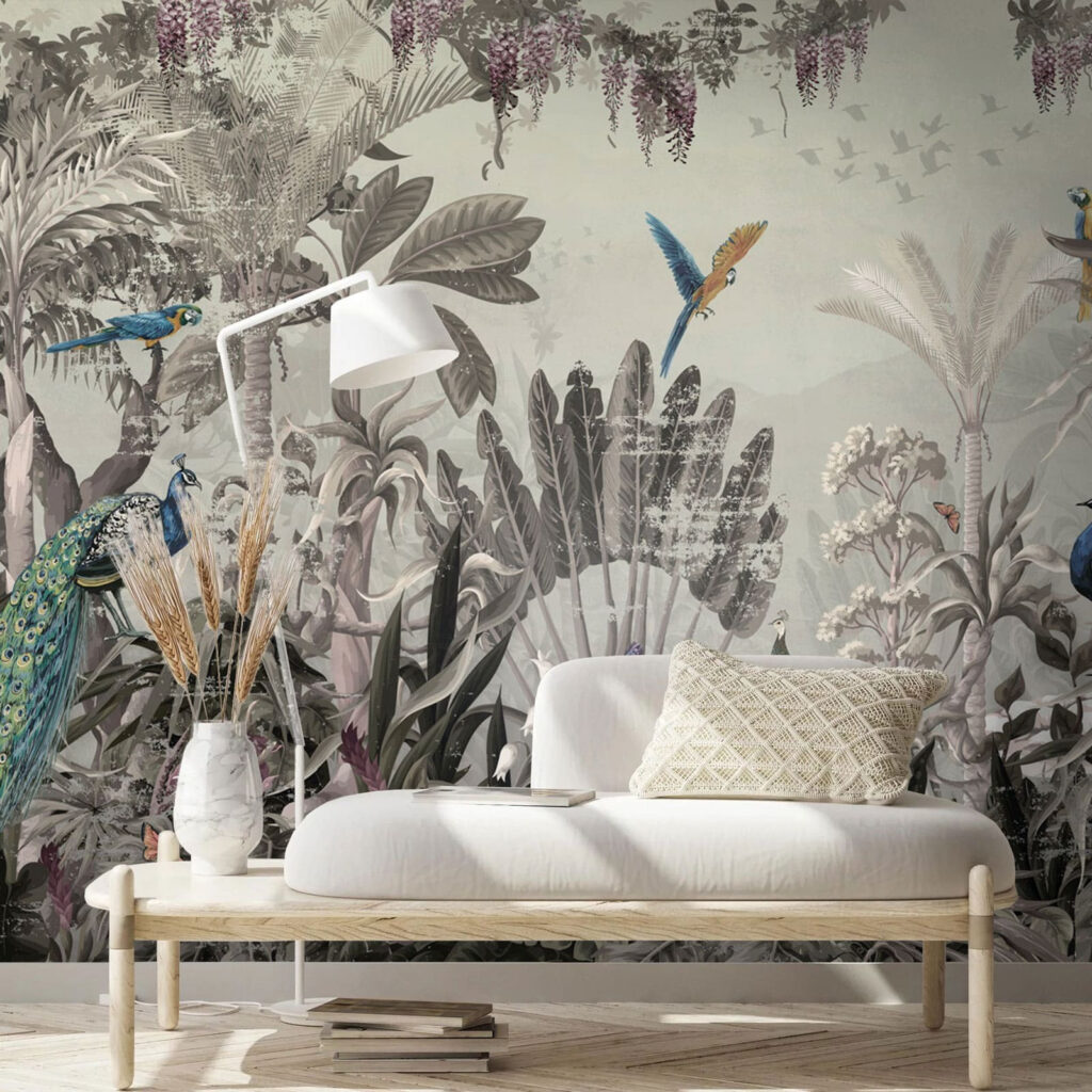 Oiseaux colorés des tropiques — intérieur 1