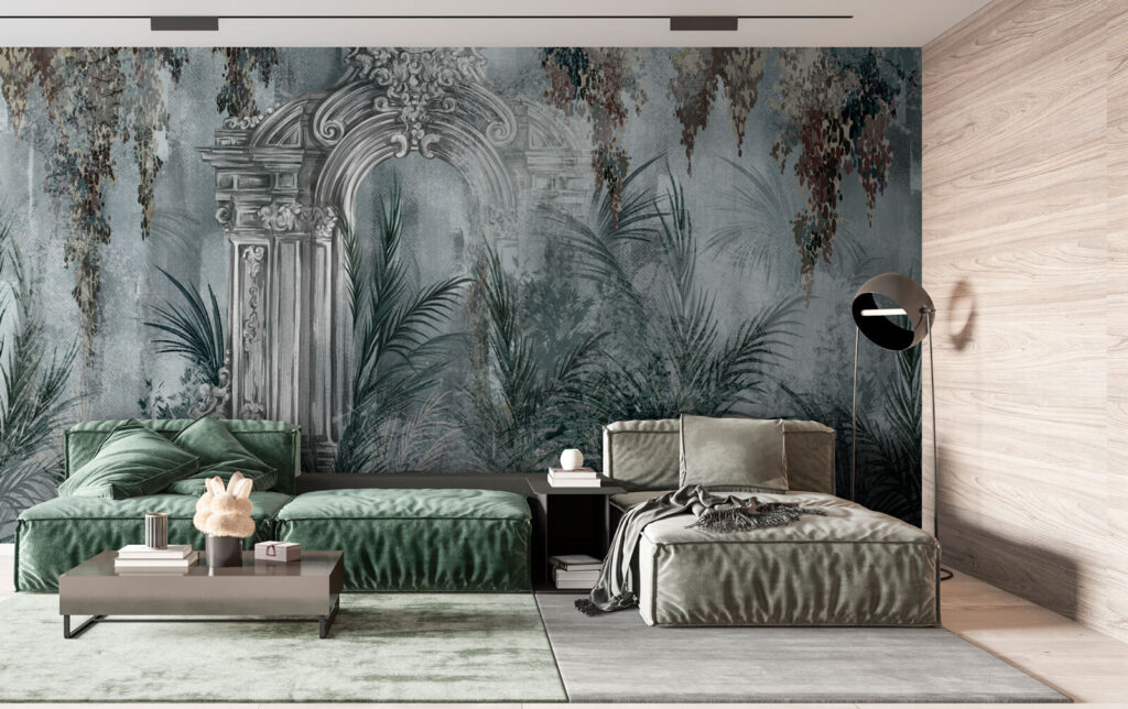 Arche dans la jungle dans un intérieur