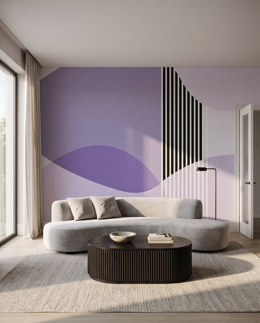 Rayures entre les courbes — intérieur 2