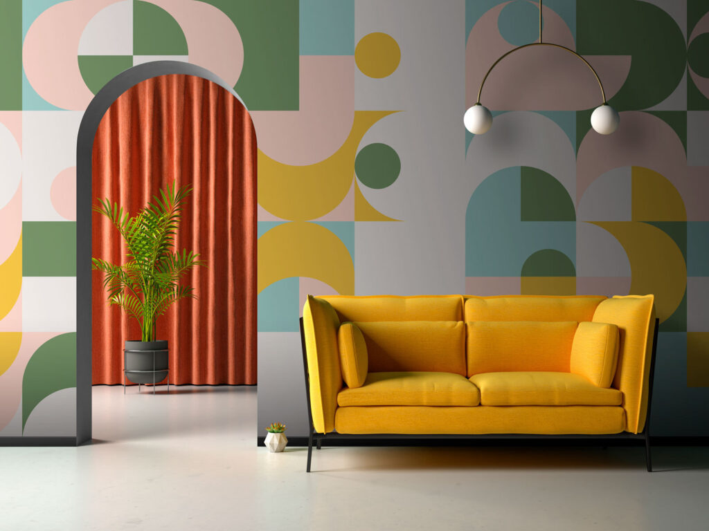 Cercles et points colorés — intérieur 2